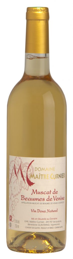 Maître Curnier - Domaine Vacqueyras - Vin Beaumes de Venise - Muscat Beaumes de venise