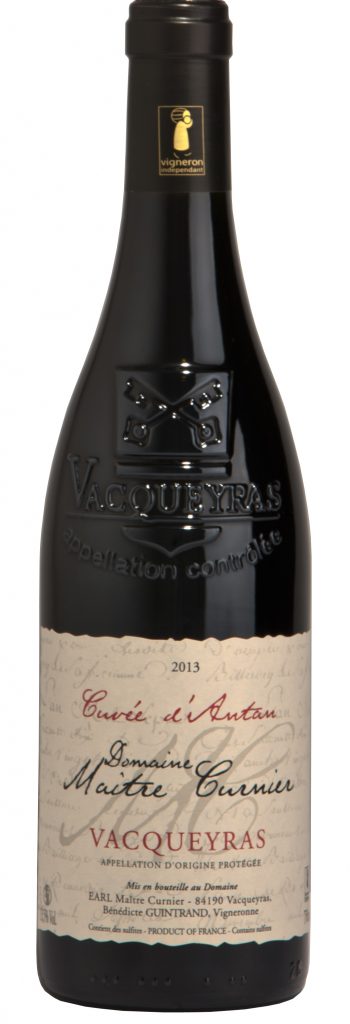 Maître Curnier - Domaine Vacqueyras - Vacqueyras rouge - Vin rouge - Cotes du rhone